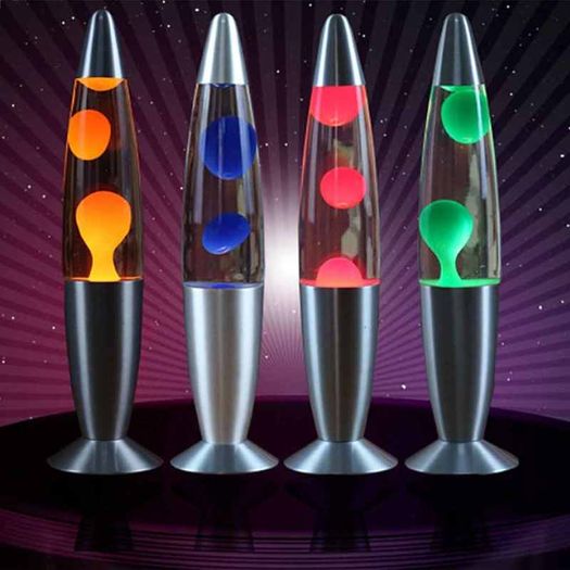 Brand New Amazing Metal Base Jelly-Fish Lighting Wax Volcano Lava Lamp.