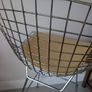 Pair of Bertoia style wire bar stool Image 5