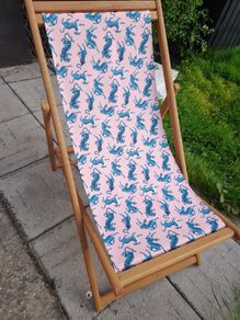 Beautiful Bright Folding Deck Chair