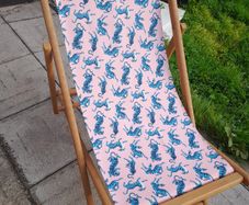 Beautiful Bright Folding Deck Chair