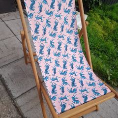 Beautiful Bright Folding Deck Chair