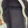 Tall back black throne chair Image 2