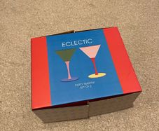 X2 martini glasses