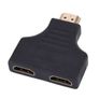 HDMI 1 in to 2 Out Onversion Splitter Male to Female M/F Adapter Converter A123 Image 2