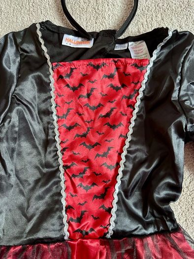 Perfect Condition Girls Halloween Costume with Hairband Size 8-10