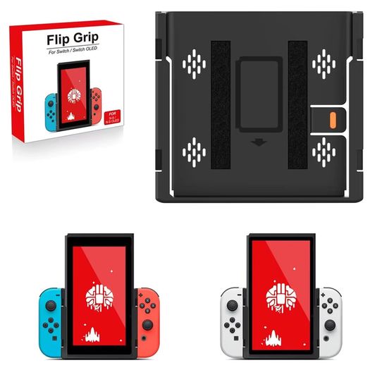 Grip Flip Vertical Bracket for NS OLED/Switch Game Console Joystick Controller Holder Stand for Nintendo Switch Accessories