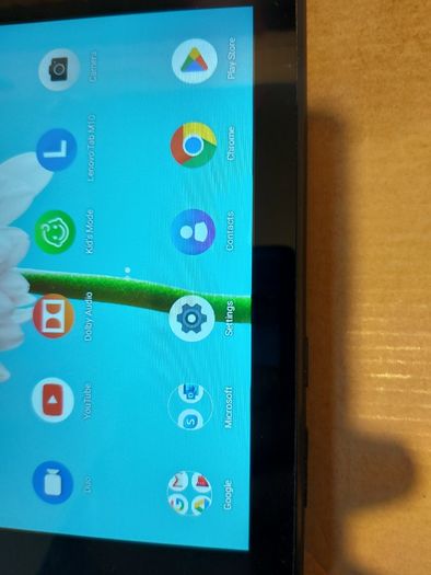 Lenovo 10.1 tablet, Model TB-X505F working perfect. The screen is cracked but doesn't affect touchscreen
