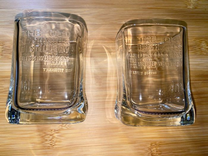 Bushmills whiskey glasses brand new
