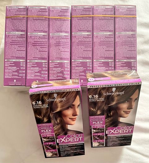 8 x Schwarzkopf Color Expert 6.16 pearly brown