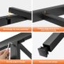 3ft Single Bed Frame, Single Bed with Heavy Duty Metal Slats Support Under-Bed Storage, Noise Free, Easy Assembly, No Box Spring Needed Image 3
