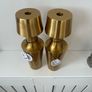 EZ Living Two Gold Candle Holders Image 3