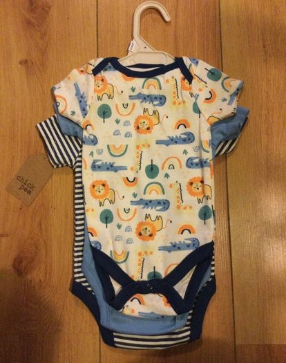 Baby boy 3pk bodysuits 3-6M Brand New with tags