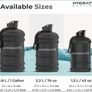 Brand New HYDRATE 2.2L Water Bottle with Easy Drink Cap, Image 4