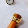 Two Vintage Wall or Ceiling Mounted Double Light Fittings with Poseable Lamps Image 4