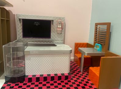 Our Generation diner with lots of accessories