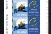 2007 San Marino`s Presidency of the Council of Europe Commemorative Stamps Miniature Sheet/ Block of 4 Mint Never Hinged (MNH)