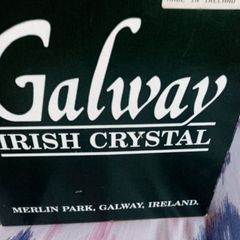Galway crystal  Longford red wine collection glasses.24%lead