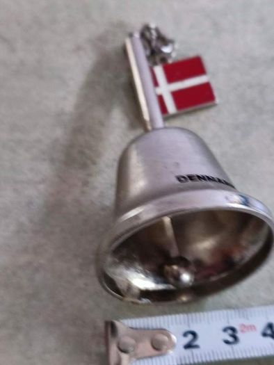 Lovely Silver Metal (( Denmark Breakfast Bell))