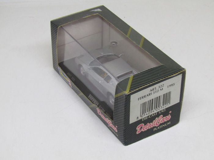 REVELL Detail Cars 322 Scale 1/43 FERRARI 512M 1995 Silver Mint Still in Box