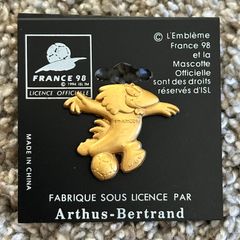 1998 FIFA World Cup France 98 Gold Footix Pin