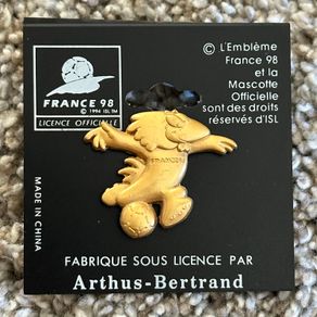 1998 FIFA World Cup France 98 Gold Footix Pin