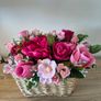 Artificial Floral Arrangement basket Image 3