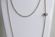 Vintage 925 Sterling Silver Ti Sento long Chain Necklace length 31" - 10,7g