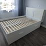 Ikea Brimnes Bed frame w storage and headboard, white, Standard Double Image 2