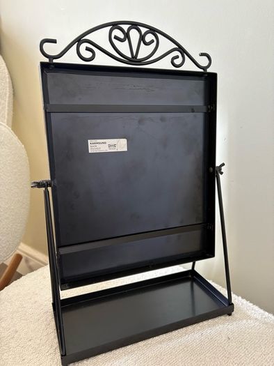 IKEA Karmsund black table mirror