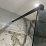 Ex Display Tinted Series 900 black Wet room shower panel Image 5