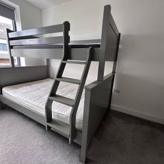 Teenage Triple Bunk Bed (Grey) inc matresses
