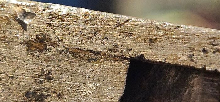 Infill smoothing plane, Mathieson iron