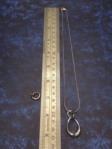 Hot Diamonds Designer 925 Sterling Silver Necklace & Earrings Set