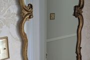 Ornate gold wall mirror - vintage style