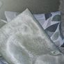 Sage green curtains 90x90" Image 2