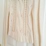 New Look Cream Knit Crop Jumper - Size 6 Image 5