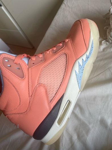 Air Jordan 5 Retro DJ Khaled We The Best Crimson Bliss Size 10 Used + Extra Laces