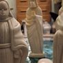 Vintage Hand carved soap stone nativity set Image 4