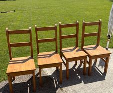 4 x Wooden Kitchen Chairs
