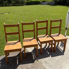 4 x Wooden Kitchen Chairs