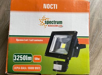 Outdoor Spectrum LED 3250lm 50w flood light pir sensor
