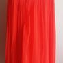 New Look Neon Orange Pleated Halterneck Shift Dress Size UK10 New With Tag CAN POST Image 2