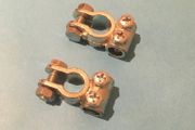Battery terminal clamps (small pole)