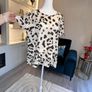 Ladies Beige & Brown Tee Shirt from Marks & Spencer Size UK 14 / EU 42 Image 6