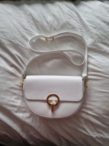 Tuscany leather white handbag