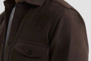 Reiss Chocolate Brown Overshirt