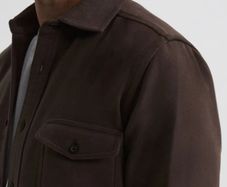 Reiss Chocolate Brown Overshirt