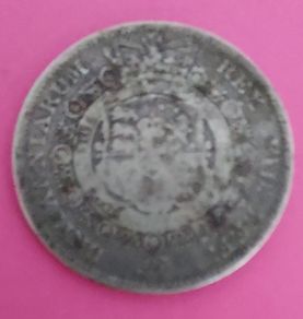 England 1816 GEORGE 3RD Half Crown Coin