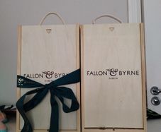 Wooden wine box- Fallon and Byrne X2 Brand new