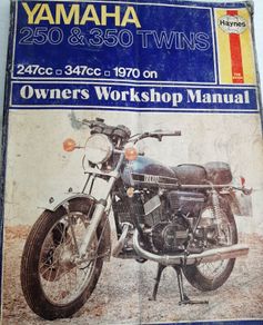 Vintage Yamaha manual 250cc350cc